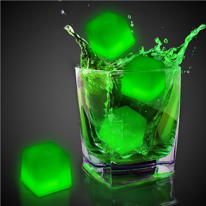 Green Glowing Ice Cubes (24 Per pack)