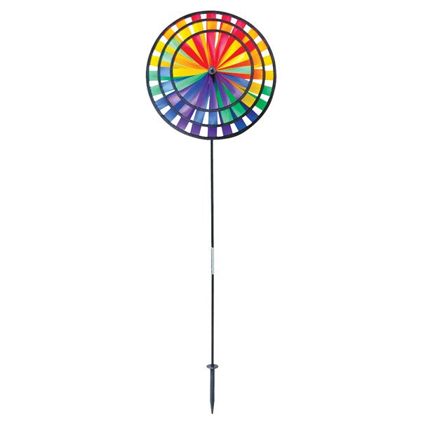 Rainbow Triple Wind Spinner