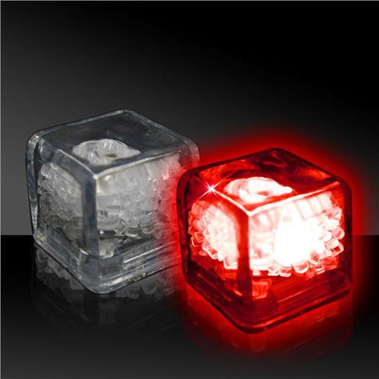 Red Liquid-Activated LED Ice Cubes (12 Per pack)