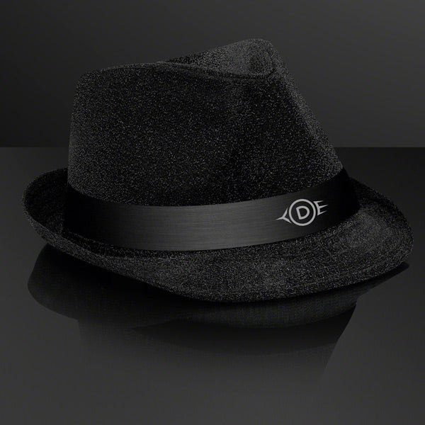 Snazzy Black Fedora Hat (NON-Light Up)