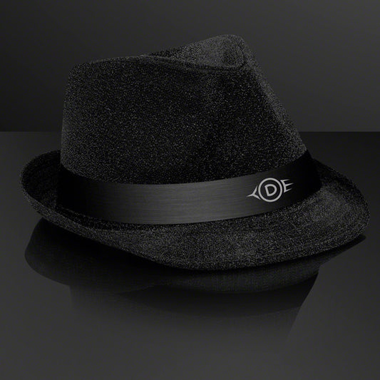 Snazzy Black Fedora Hat (NON-Light Up)