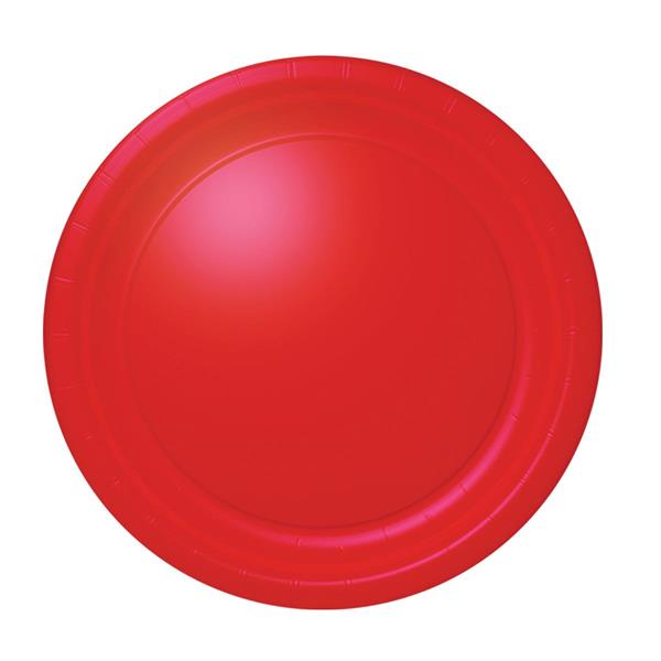 Red 7" Paper Plates (20 Per pack)