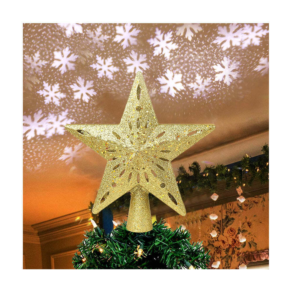 Christmas LED Light Projector Christmas Tree Topper