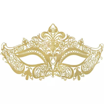 Gold Filigree Masquerade Mask