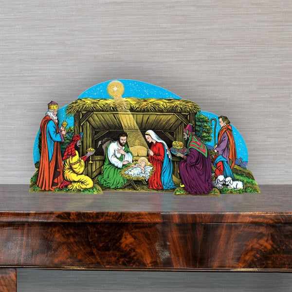 Vintage Christmas Nativity Scene