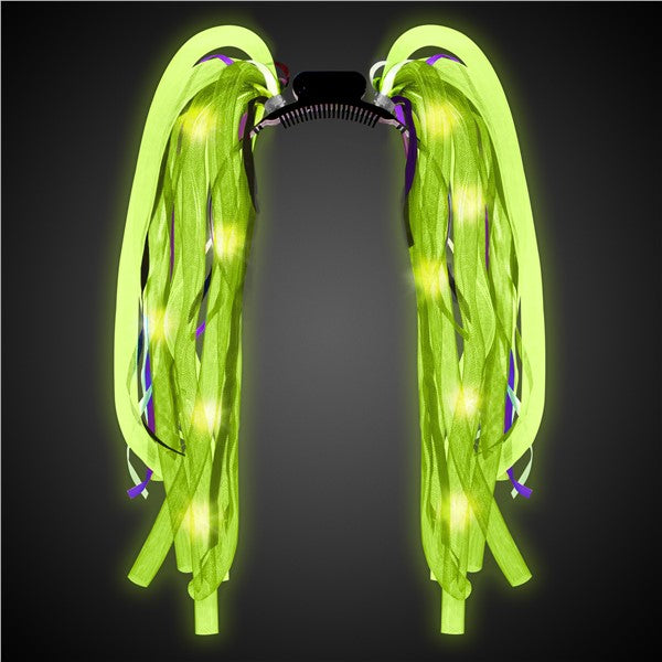 LED Party Dreads Headbands (4 Per pack)