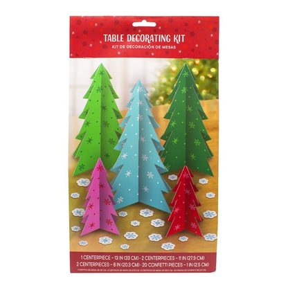 Slotted Colorful Paper Trees (5 Per pack)