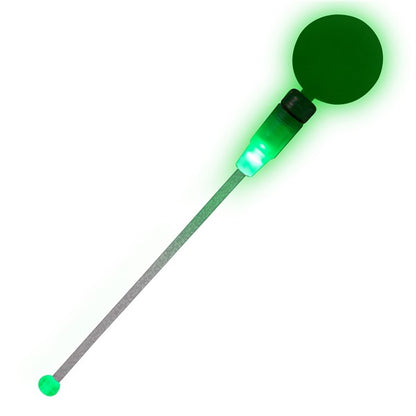 LED Green Circle Cocktail Stirrers (12 Per pack)