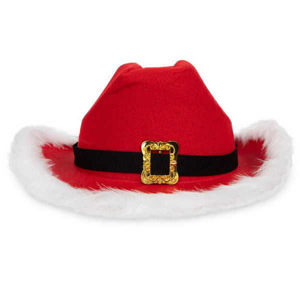 LED Santa Claus Cowboy Hat