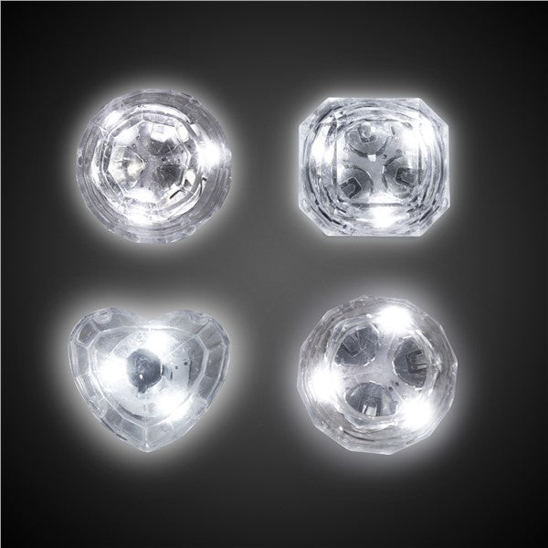 LED Diamond Bling Rings (24 Per pack)