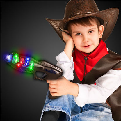 LED Spinning Orb Gun