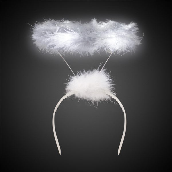 LED White Angel Halo Headband