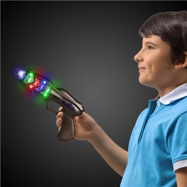 LED Spinning Orb Gun