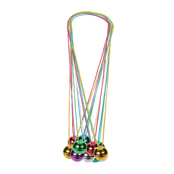 Disco Ball Necklaces (12 Per pack)