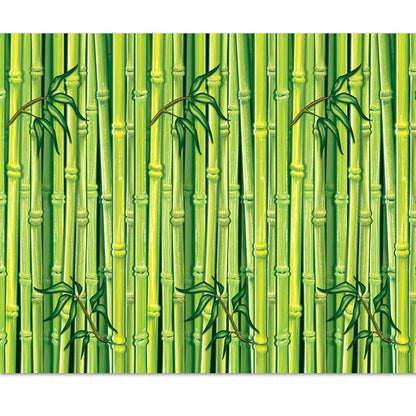 Green Bamboo Backdrop Room Roll