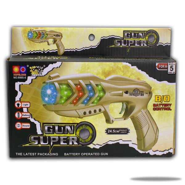 LED Spinning Orb Gun