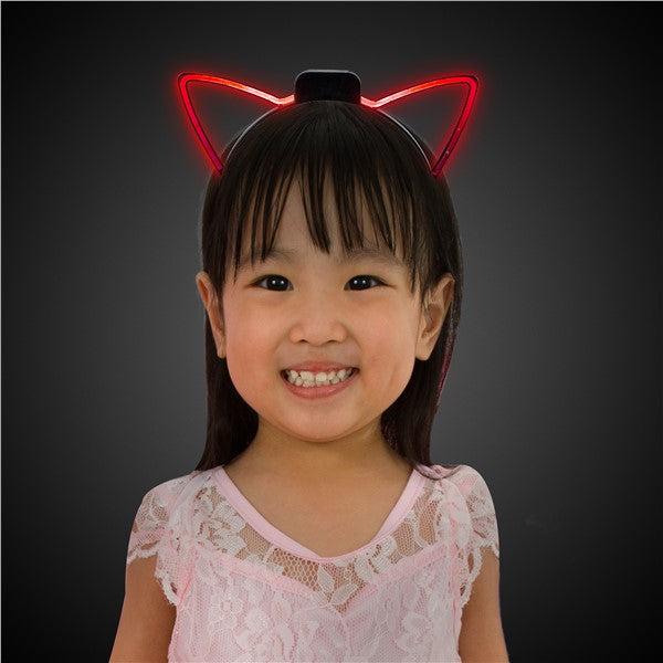 LED Cat Ear Headbands (12 Per pack)