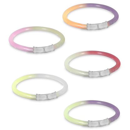 Bi-Color Glow Bracelets (50 Per pack)