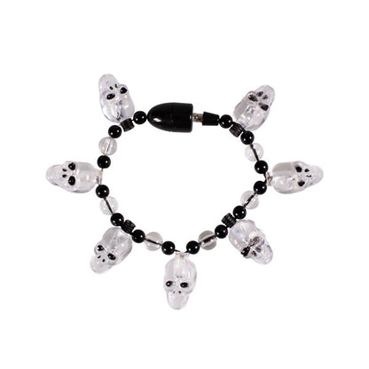 LED Skull Bead Bracelet