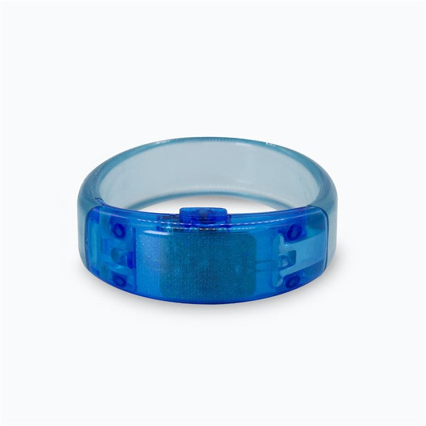 Blue LED Bangle Bracelet