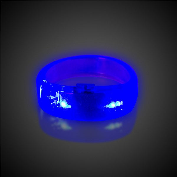 Blue LED Bangle Bracelet