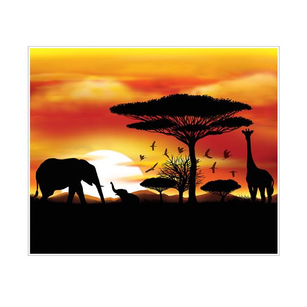 Grassland Safari Backdrop