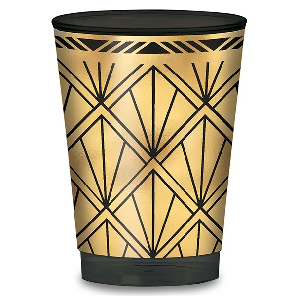 Glitz & Glam 10 oz. Plastic Cups (20 Per pack)