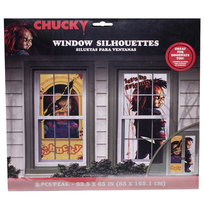 Child's Play Chucky Window Silhouettes