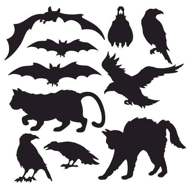 Halloween Silhouettes (10 Per pack)