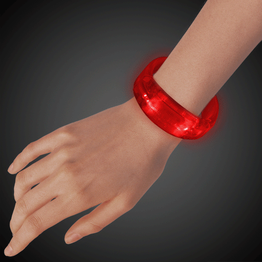 Red LED Bangle Bracelet