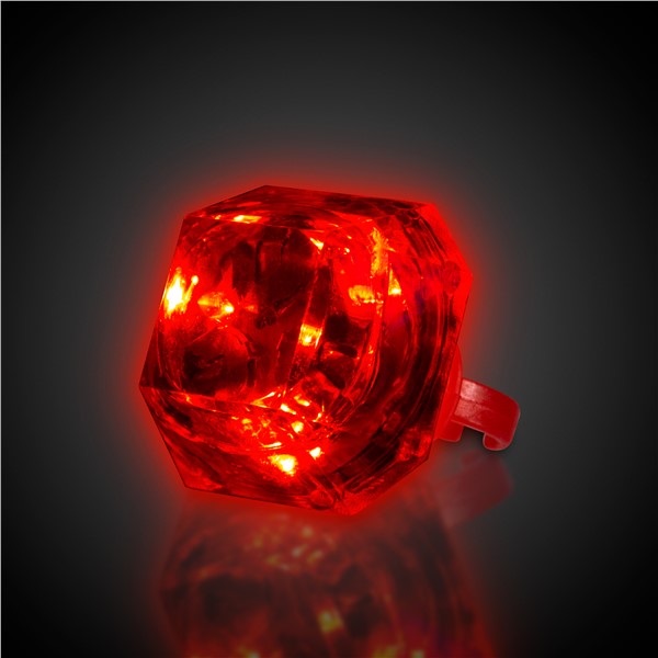 LED Red Diamond Ring