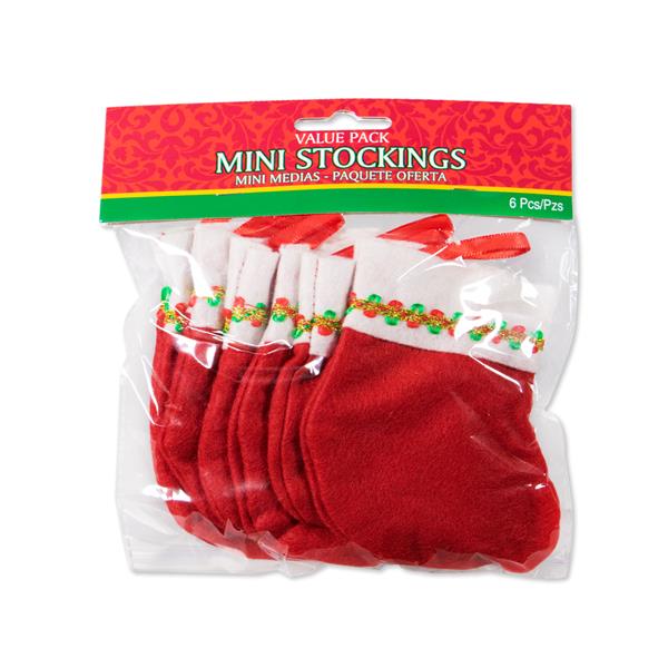 Christmas Stockings (6 Per pack)