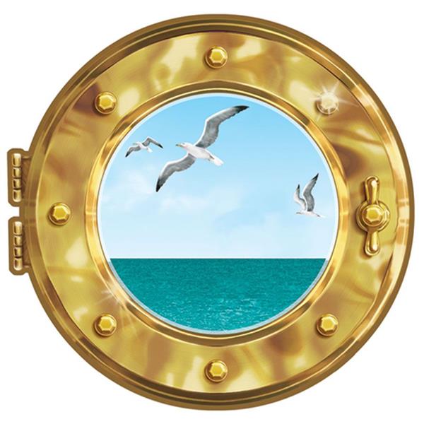 Ship Porthole Window Cling