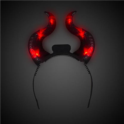 LED Devil Horns Headband