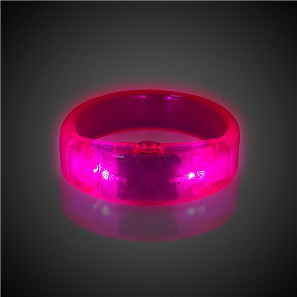 Pink LED Bangle Bracelet