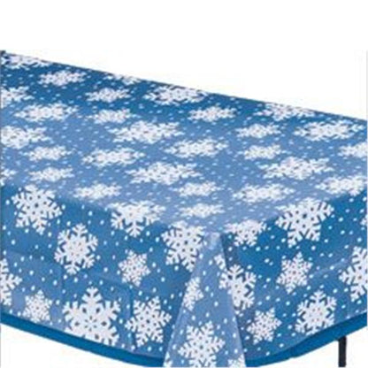 Snowflake Clear Overlay Table Cover