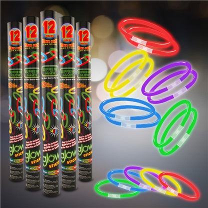 Super Bright 9" Glow Bracelets (12 Per pack)