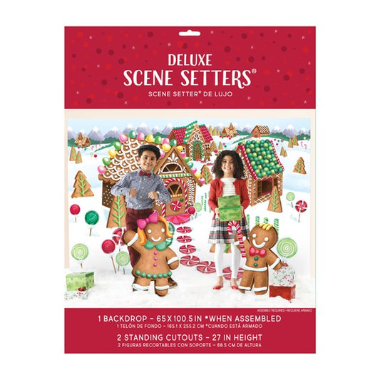 Gingerbread House Scene Setter Kit