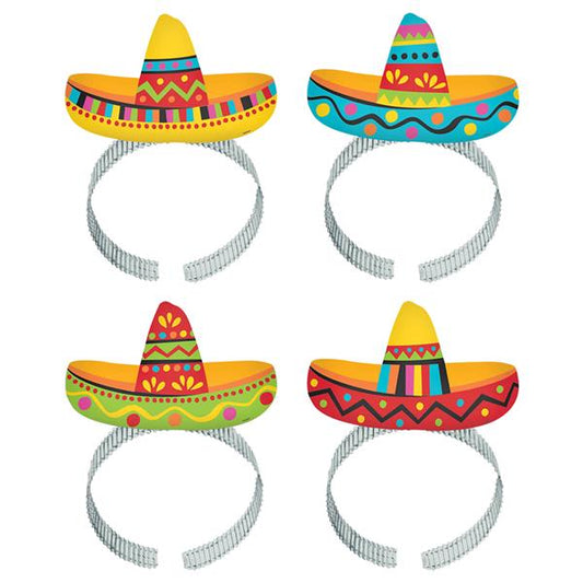 Sombrero Headbands (8 Per pack)