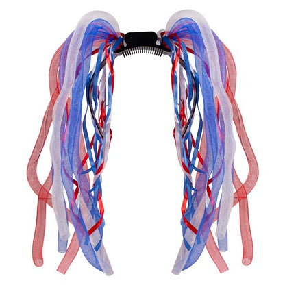 LED Patriotic Dreads Headband