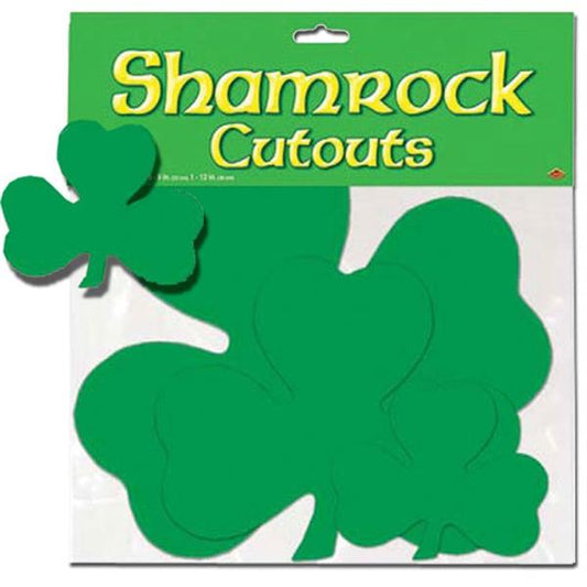 Shamrock Cutouts (9 per pack)