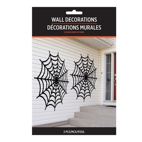 Spider Web Decorations (2 Per pack)