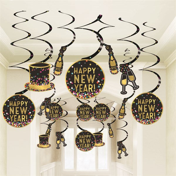 Colorful Confetti New Year Decorating Kit