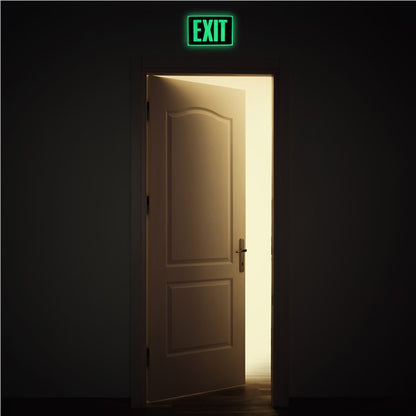 Glow In the Dark Exit Sign