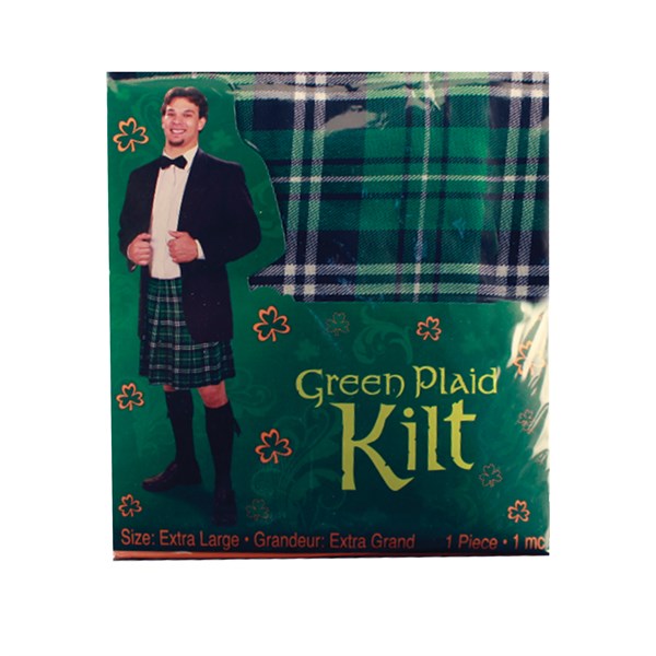 Green Plaid Kilt