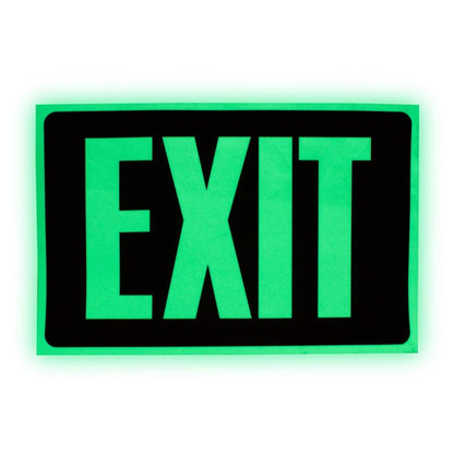 Glow In the Dark Exit Sign