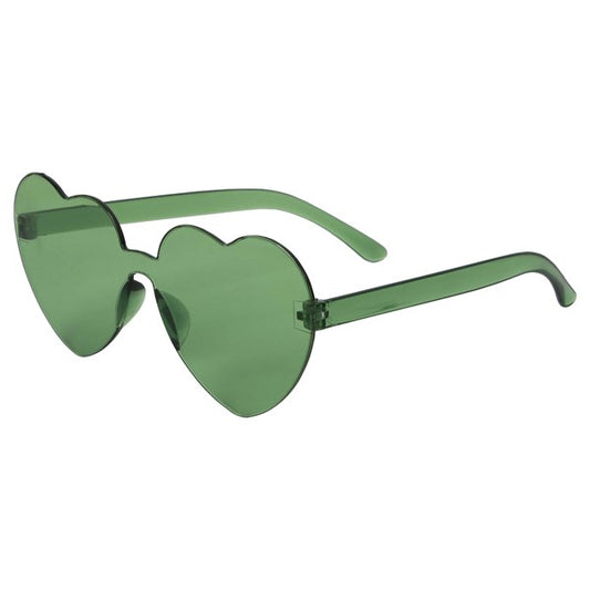 Green Heart Sunglasses (12 Per pack)