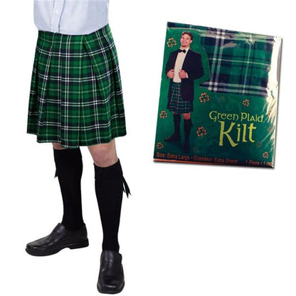 Green Plaid Kilt