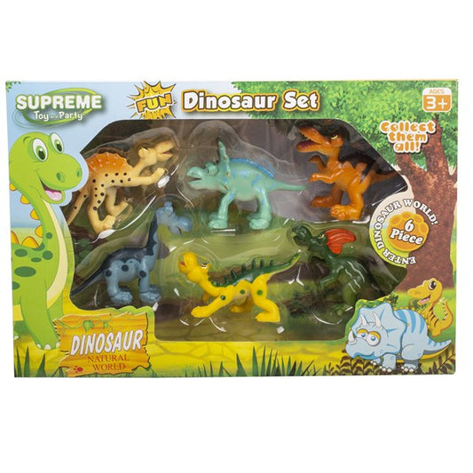 Dinosaur Toy Figures Set (6 Per pack)