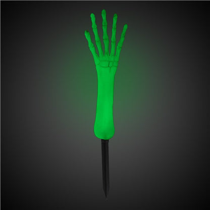 Skeleton Hand Nite-Glo Yard Stake